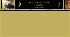 Desktop Screenshot of goldenmelodies.com