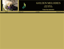 Tablet Screenshot of goldenmelodies.com